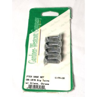 Tappet Block Montage Schrauben Kit für Harley Panhead Shovelhead 36-76