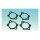 James, gasket starter motor mount. .031" paper