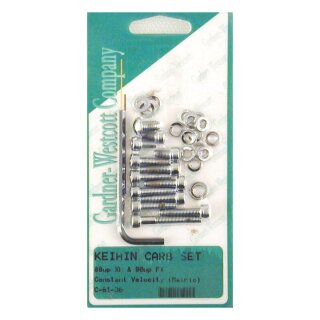 GW, Keihin CV floatbowl mount kit. Chrome allen