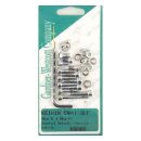 GW, Keihin CV floatbowl mount kit. Chrome allen