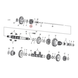 ANDREWS GEAR, 1ST MAINSHAFT