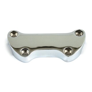 Smooth chrom Lenker Riser Klemme Klemmung für Harley Sportster Softail