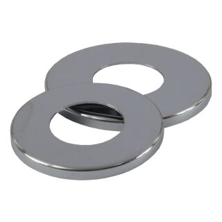 Lenkkopflager Staubschutz Kappen Set chrom für Harley Modelle 49-17