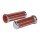 Handlebar grip set, Rail with red rubber inlay