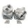 S&S, 84-99 cast tappet block set front/rear. Natural