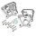 S&S Billet Stößel Abdeckung Cover Set poliert für Harley Twin Cam 99-17