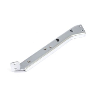 Bracket, for saddlebag support bar. Chrome. Left side