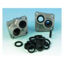 Buna-N, pushrod cover seal. Rubber large lower