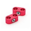 8mm spark plug wire separator. Smooth, red