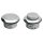 Tankdeckel set chrom pop up für Harley Dyna Softail Touring FXR 83-95