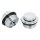 Tankdeckel set chrom pop up für Harley Dyna Softail Touring FXR 83-95