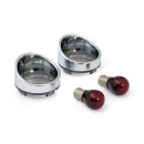 TURN SIGNAL LENS WITH VISOR