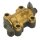 Rocker arm assembly, rear exhaust / front intake