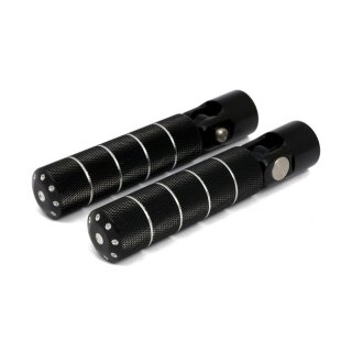 BOMBER FOOTPEG SET, KNURLED ALUMINUM