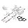 GW, rocker shaft plug set. Custom allen style. Chrome
