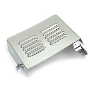 Chrom Batterie Abdeckung für Harley Shovel 70-84 louvered