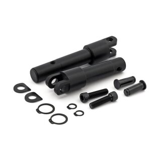 Fussrasten Adapter Kit für Harley XL Sportster 11-22 schwarz