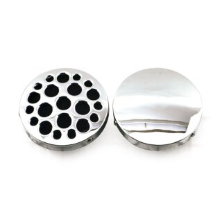 Baby Moon air cleaner assembly. Drilled