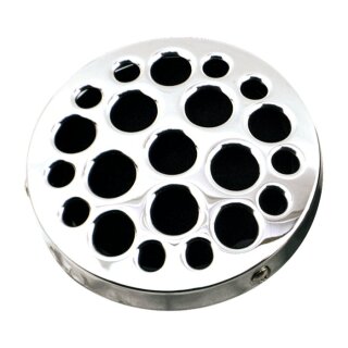 Baby Moon Luftfilter Kit mit Bohrungen für Harley Modelle 66-88