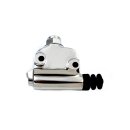 OEM Style Wagner Hauptbremszylinder hinten chrom für Harley Shovel 58-72