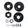 FRONT PULLEY 1 1/2 INCH, 8MM, 39T.