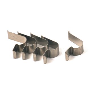 Spring clip, brake caliper. Front