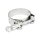 Paughco Panhead custom header clamps stainless steel