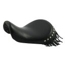 LePera, Sanora solo seat. Smooth with fringes