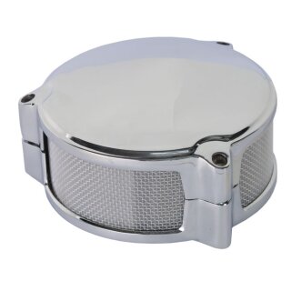 Dragtron Star Luftfilter chrom rund für Harley Modelle 66-88