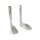 Spotlamp / passing lamp mount bracket kit. Chrome