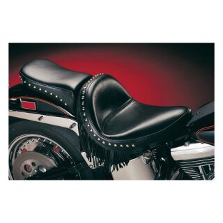 LePera, Monterey solo seat. Smooth with fringes