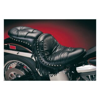 LePera, Monterey solo seat. Regal Plush with fringes