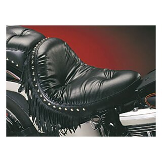 LePera, Monterey solo seat. Regal Plush with fringes