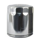 MCS, spin-on oil filter. Magnetic. Chrome