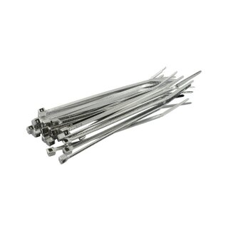 MCS, cable straps. 8" (20cm). Chrome