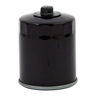 MCS, spin-on oil filter with top nut. Black