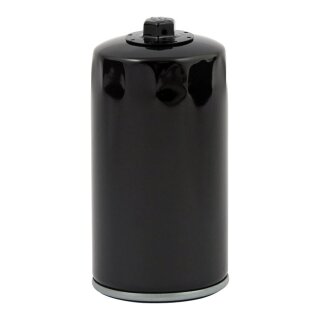 Spin On Ölfilter with Top Nut schwarz für Harley Dyna 91-98