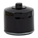 MCS, spin-on oil filter with top nut. Black