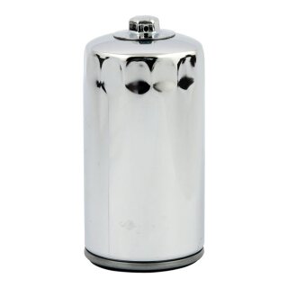Öl Filter Magnetic with top nut Chrom für Harley Dyna 91-98