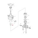 Retaining ring oil pump drive shaft
