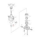 Thrust washer, oil pump