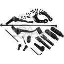 Vorverlegte Rastenanlage Fußrastenanlage schwarz für Harley XL Sportster 04-13