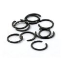James, retaining rings. Oil pump drive shaft (outer)