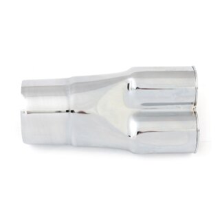 2-1 exhaust collector. Chrome