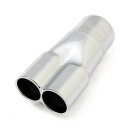 2-1 exhaust collector. Chrome