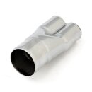 2-1 exhaust collector. Chrome