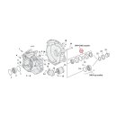 Sprocket shaft bearing assembly