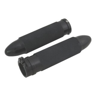 Bullet Custom Griffe Alu schwarz für Harley 74-22