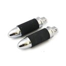 Custom Fussrasten Set Bullet Style chrom für Harley...