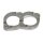 Flange, exhaust pipe 04-17 thick style. Raw